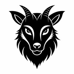 Animal logo icon black shape white background