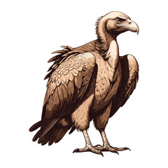 Hand Drawn Vulture Illustration