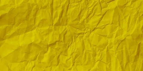 Texture of crumpled parchment or paper. Abstract background for design. Creased yellow paper material fragment as a background vector.