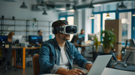 Fototapeta premium VR glasses