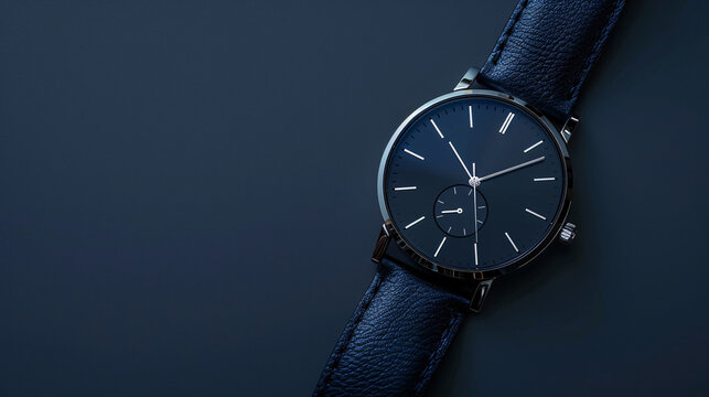 watch on black background