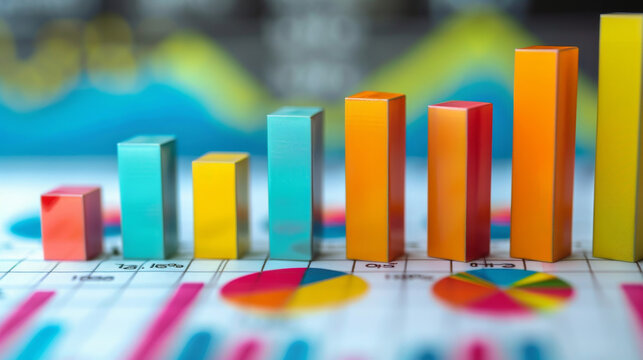 Graphs and Charts: Visual representations such as line graphs, bar charts, pie charts, and scatter plots displaying financial data.
