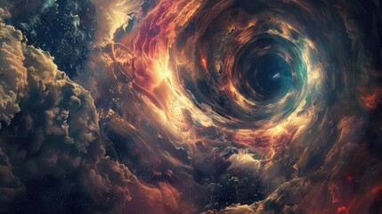 Fototapeta premium Write a song lyrics about a journey through a wormhole.