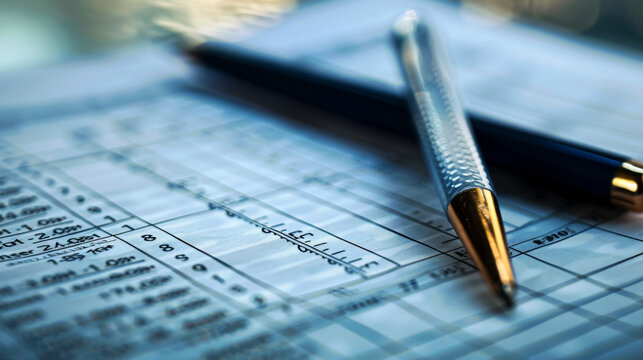 Graphs and Charts: Visual representations such as line graphs, bar charts, pie charts, and scatter plots displaying financial data.

