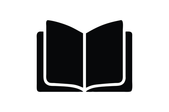 recommend clip art: Book icon silhouette vector