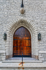Architectural features of Mariners Church, Detroit, USA