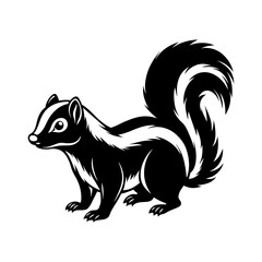 cute skunk vector