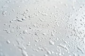 High Detail Close-Up of White Plastic Surface Texture with Studio Lighting and Shadows, Featuring Reflective Material Highlights