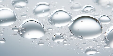 Closeup of Water Droplets