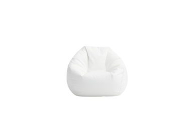 Cozy bean bag isolated on transparent background