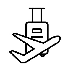 voyage logo sign vector outline