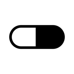 Pill Icon Vector Symbol Design Illustration