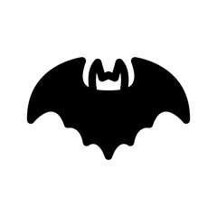 Bat Icon Vector Symbol Design Illustration