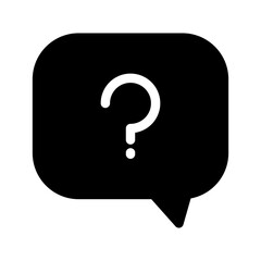 Question Icon Vector Symbol Design Illustration