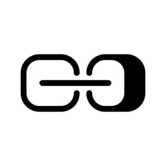 Fototapeta premium Chain Icon Vector Symbol Design Illustration