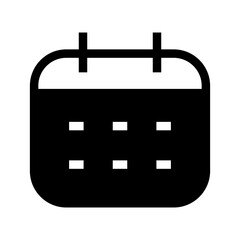 Calendar Icon Vector Symbol Design Illustration