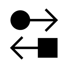 Swap Icon Vector Symbol Design Illustration