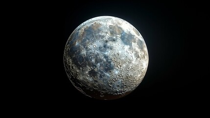 Obraz premium moon on black background