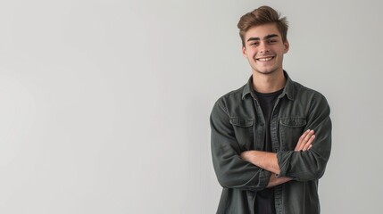 Fototapeta premium The smiling young man