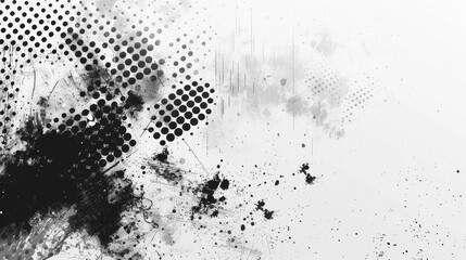 Fototapeta premium A black and white abstract background