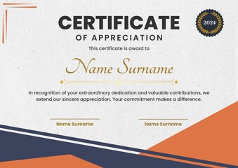 award certificate template design, Certificate of Appreciation template, Certificate of achievement, awards diploma. day 133