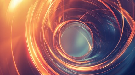 abstract background with glowing circles