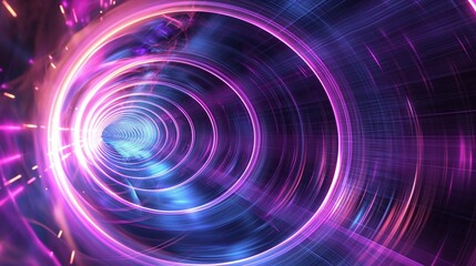 abstract background with glowing circles