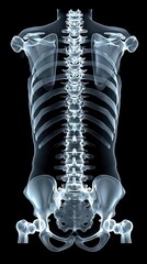 X-ray of the human body