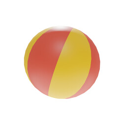 3d summer illustration design