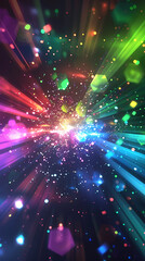 Fototapeta premium Abstract digital art background