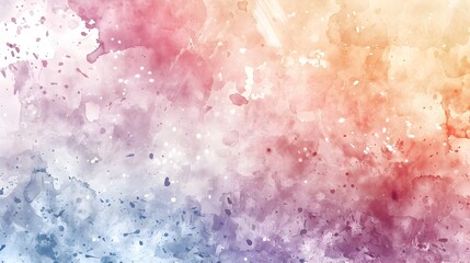 Soothing Pastel Watercolor Splashes - Abstract Digital Art Background