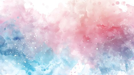 Fototapeta premium Ethereal Watercolor Splash in Pastel Tones for Background