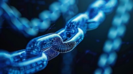 Blockchain technology secures digital transactions.