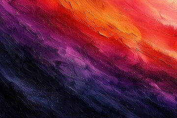 Abstract Blurred Background with a Grainy Texture in Red, Orange, and Purple Gradient