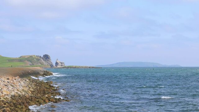 Seascape of Howth, Dublin, Ireland, May 31, 2023