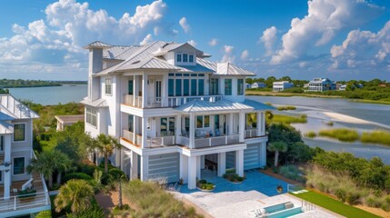 ultimate in coastal living with a house next to the sea, where the ocean breeze and stunning vistas are part of everyday life