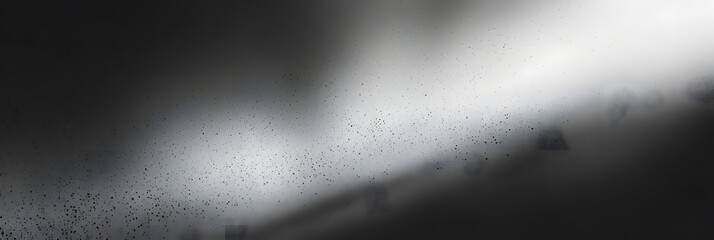 Black white grainy background noise texture grunge gradient banner header, abstract poster cover backdrop design