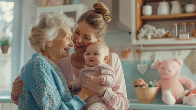 The family with three generations - Powered by Adobe