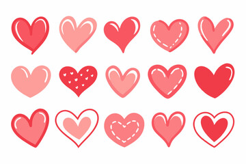 There are a variety of heart designs in this collection