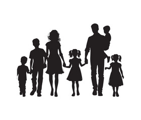 family vector design,awesome family svg,high resolution printable family atwork