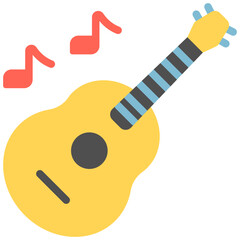 guitar flat icon