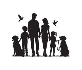 family vector design,awesome family svg,high resolution printable family atwork