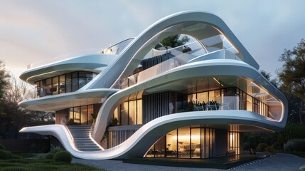 Fototapeta premium designs push the boundaries of architecture, blending functionality