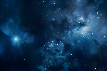 stars and clouds. Generative AI