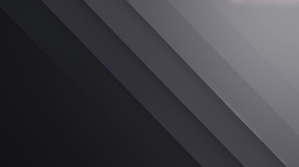 Minimalist Black and Gray Gradient Background with a Natural Transition for Graphic Design, Photoshop Crafted Flat Image