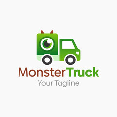Monster Truck Logo Vector Template Design. Good for Business, Startup, Agency, and Organization