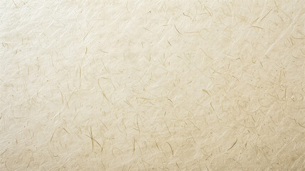 Fototapeta premium Beige handmade paper with delicate fibers, organic texture background
