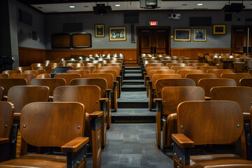 Fototapeta premium Theatre auditorium furniture indoors