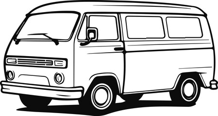 illustration of a Van