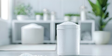 3D model featuring distinct odor eliminators and moisture absorbers for cat litter. Concept 3D Modelling, Odor Eliminator, Moisture Absorber, Cat Litter Solution